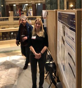 Elizabeth Johnson was able to present her findings at Research in the Rotunda in March 2020.