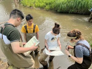 High school students came from across the state to get hands-on experience in water research.