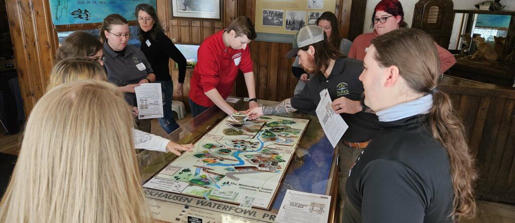 Educators play the Watershed Game