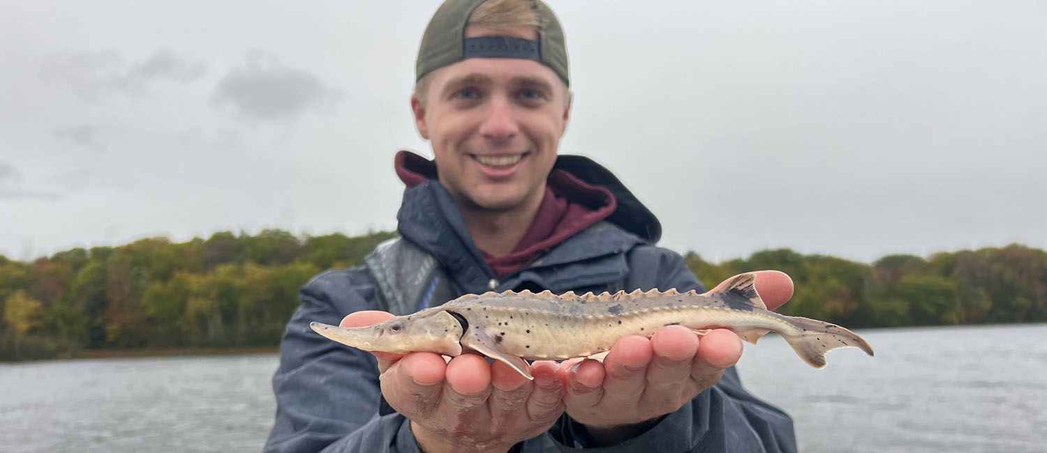 UW-Green Bay Students Contribute to Lake Sturgeon Conservation Research